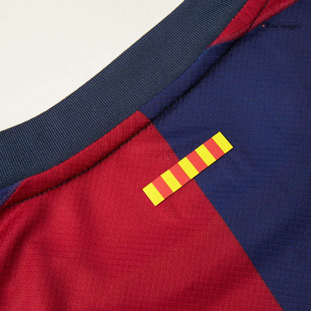 RAPHINHA #11 Barcelona Jersey Custom Soccer Jersey Home 2024/25 -UCL (Spotify Logo Without Text)