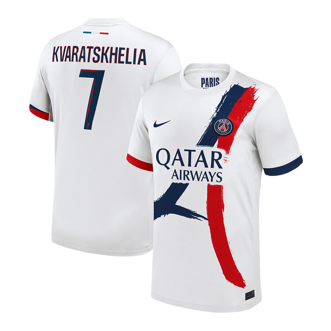 PSG Jersey Custom KVARATSKHELIA #7 PSG Soccer Jersey Away 2024/25