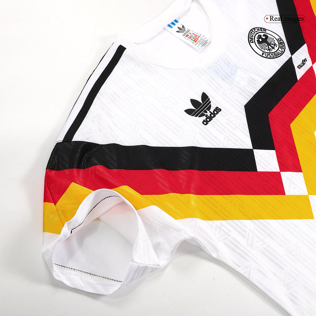 Retro 1990 Germany Home Soccer Jersey