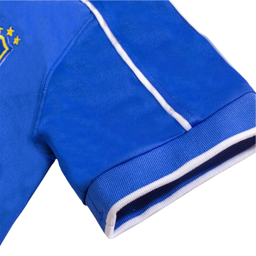 Camiseta retro de fútbol de visitante de Brasil 1998