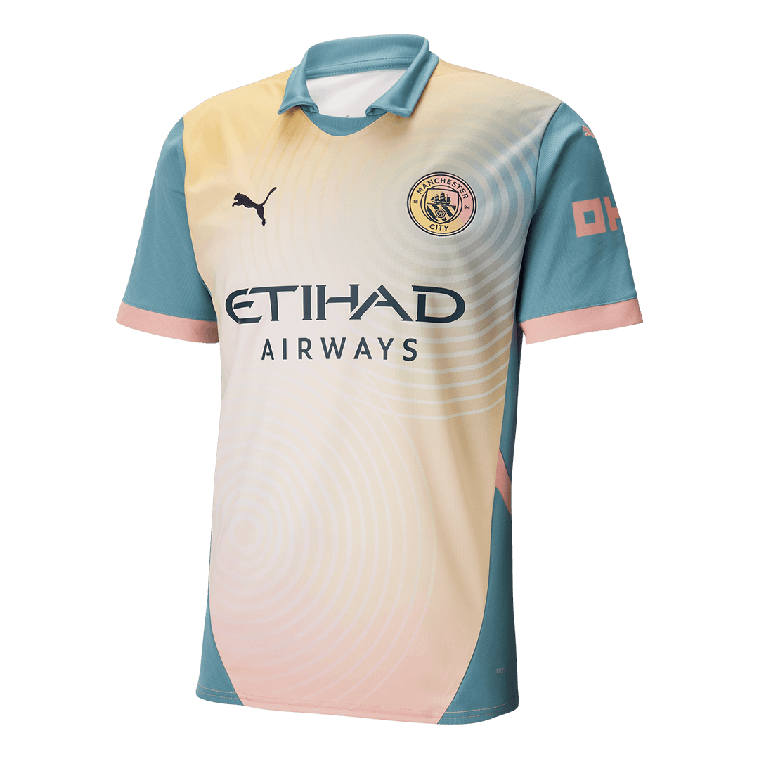 Regalo - Camiseta de fútbol visitante del Manchester City 2024/25 (cuarta equipación) - Definitely City