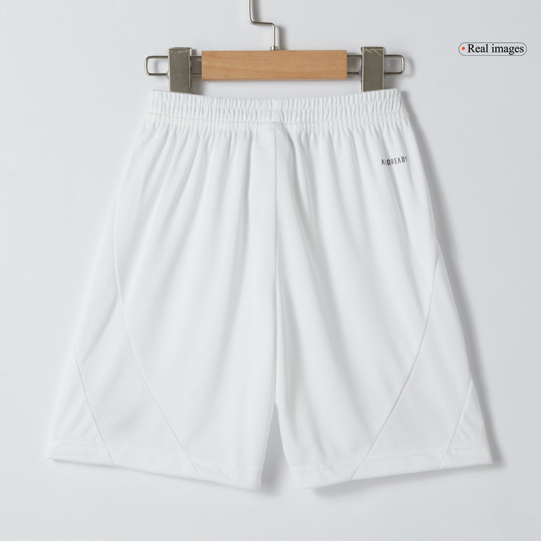 Regalo: Camiseta de fútbol local del Real Madrid para niño (camiseta y pantalón corto) 2024/25