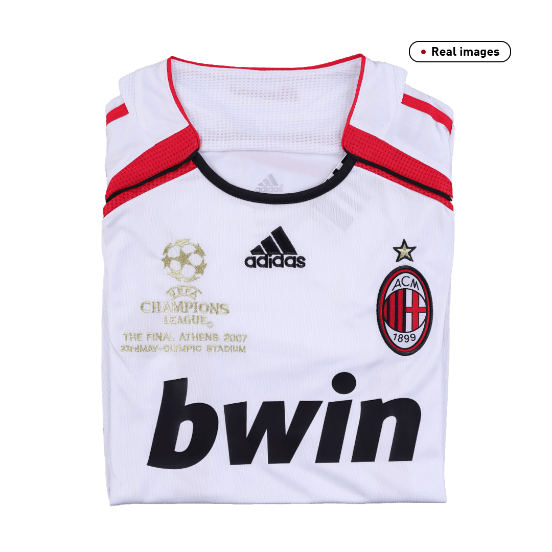 Vintage Soccer Jersey KAKA' #22 AC Milan Away 2006/07-UCL