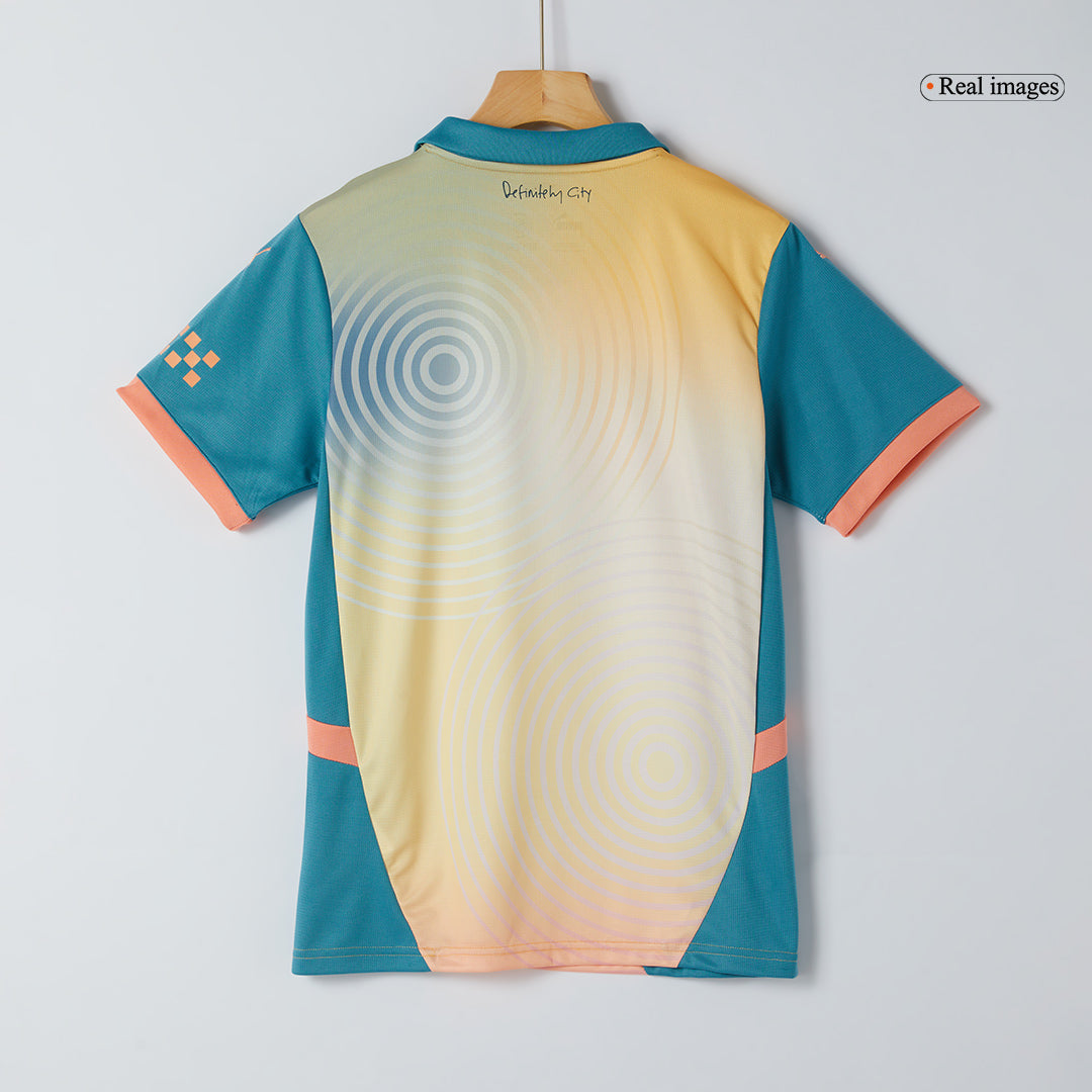 Regalo - Camiseta de fútbol visitante del Manchester City 2024/25 (cuarta equipación) - Definitely City