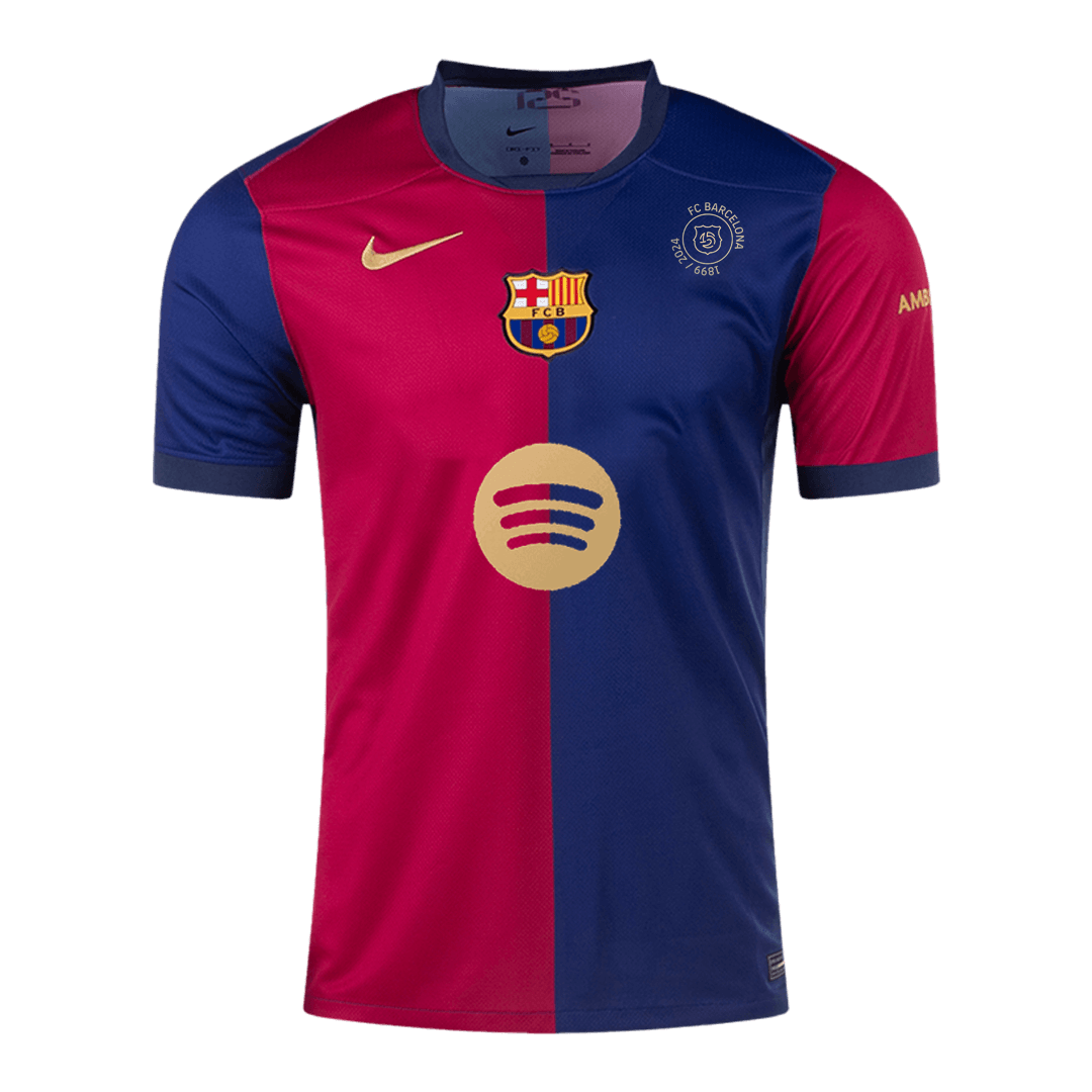 Camiseta de local del Barcelona 2024/25 - 125.º aniversario (logotipo de Spotify sin texto)