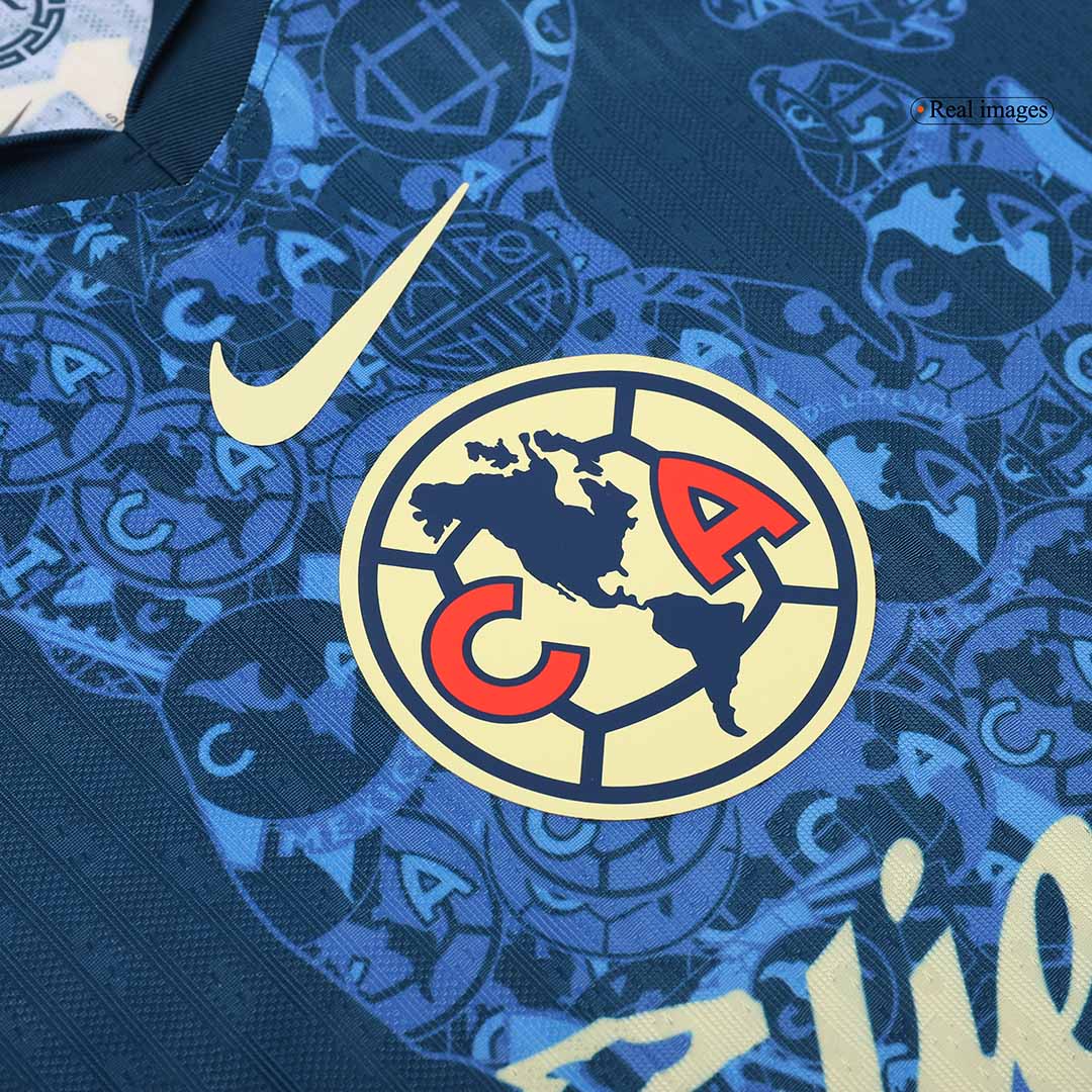 Authentic Club America Aguilas Soccer Jersey Away Shirt 2024/25