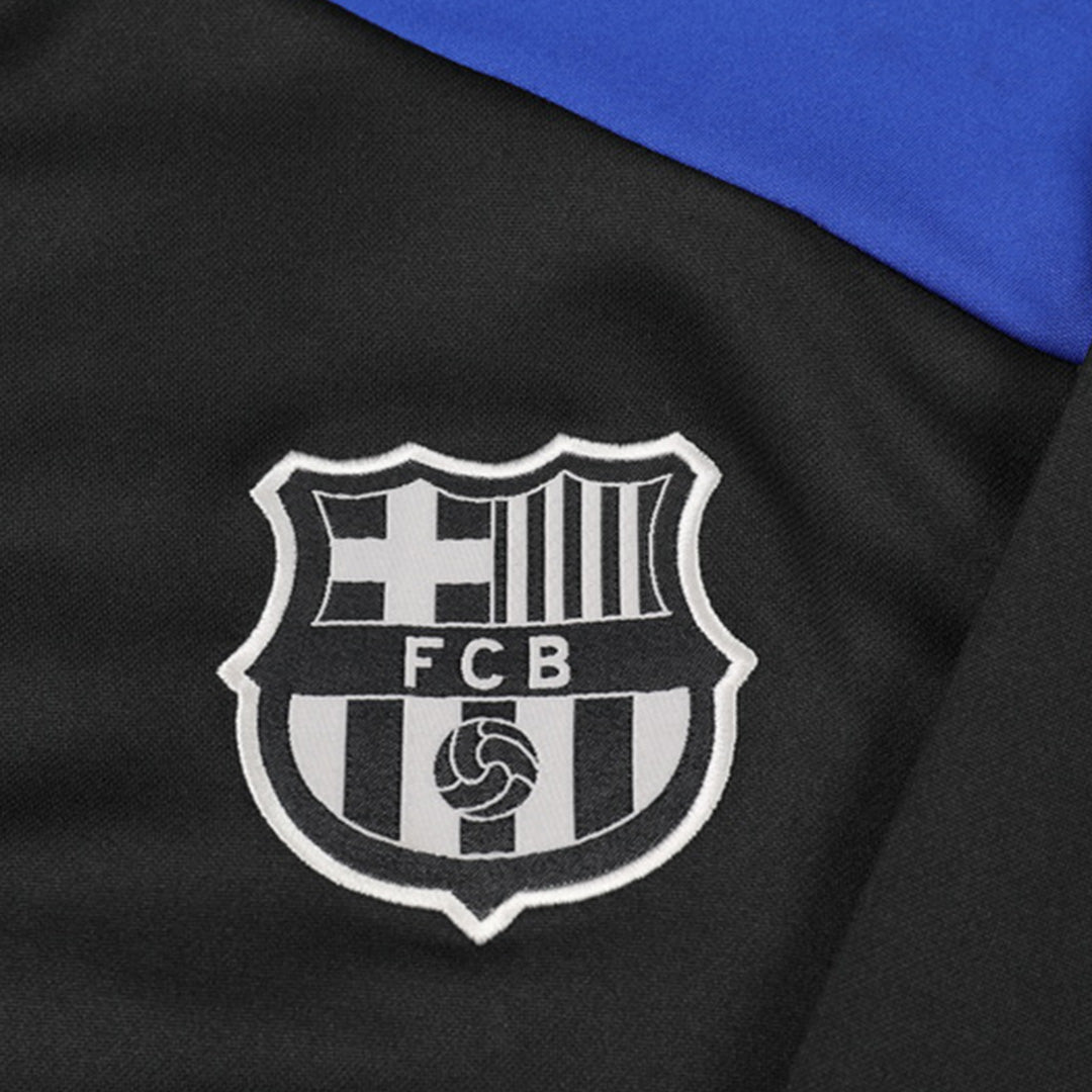Conjunto de sudadera con cremallera del Barcelona para niño (camiseta y pantalón) 2024/25