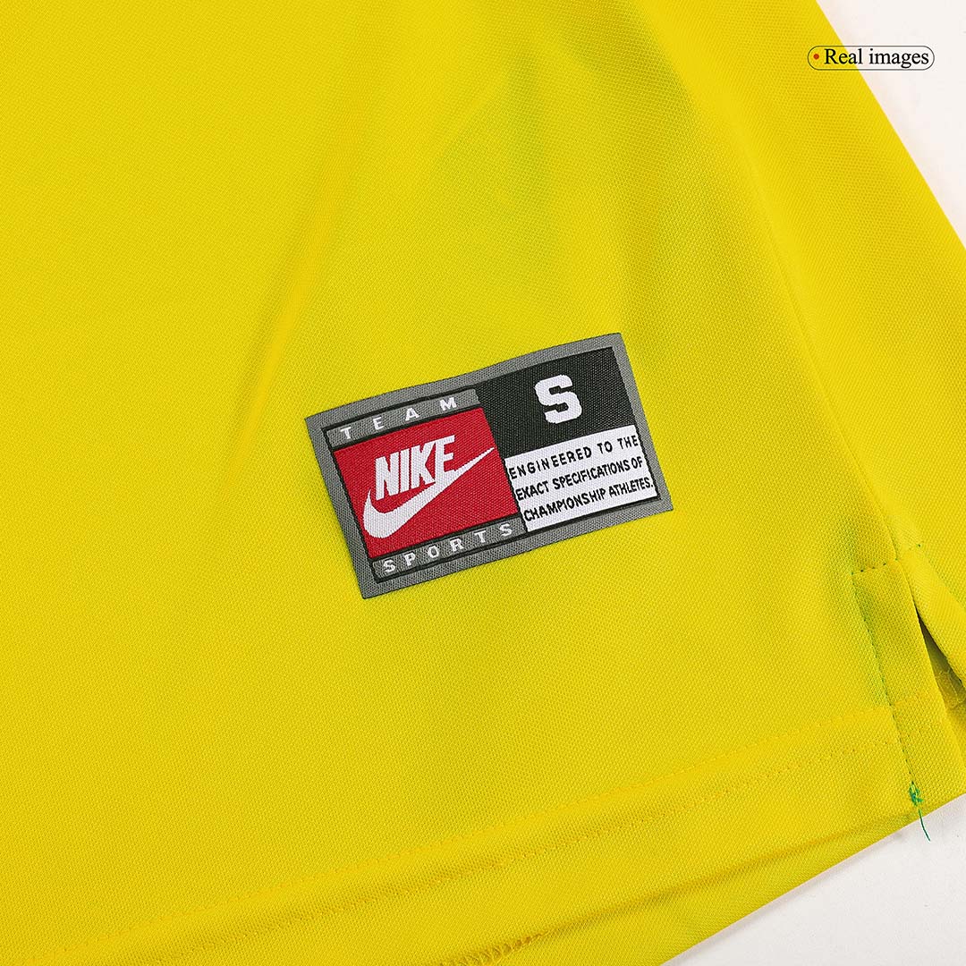 Retro Jersey CAFU #2 Brazil Home Soccer Shirt 1998 -World Cup