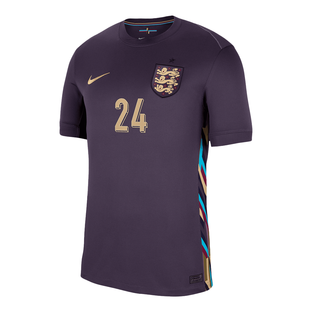 PALMER #24 England Away Soccer Jersey Euro 2024