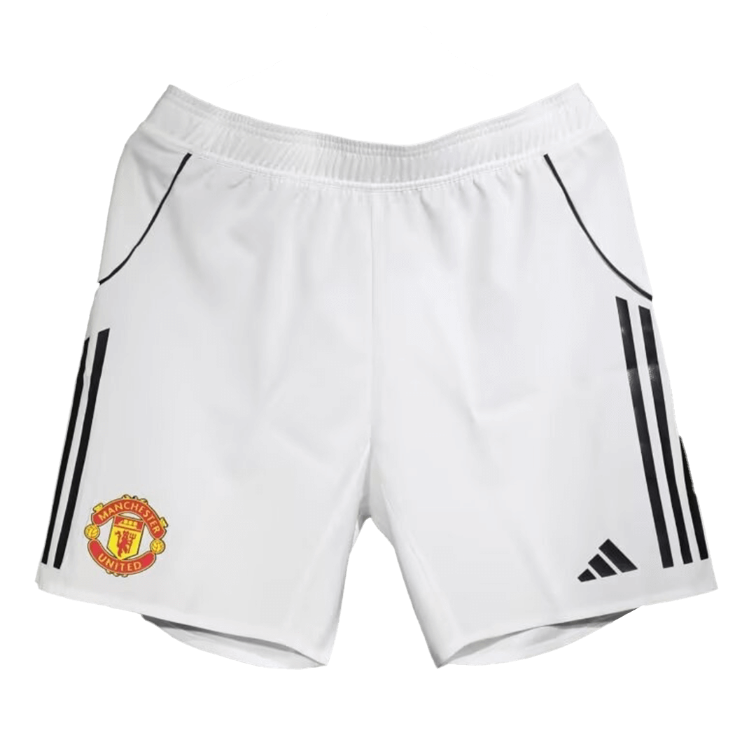 Manchester United Home Soccer Shorts jersey 2025/26 - Player Version