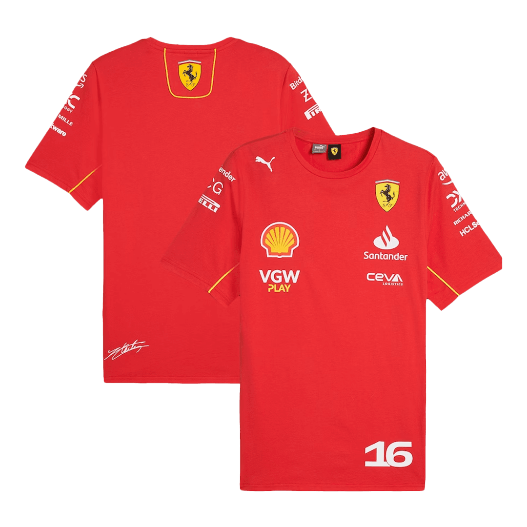 Gift-Ferrari F1 Racing Team Charles Leclerc #16 T-Shirt 2024
