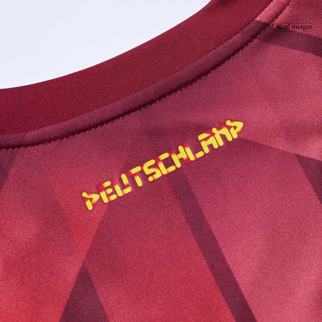 Men's Germany Away Soccer Jersey 2025 Red - Women's Euro