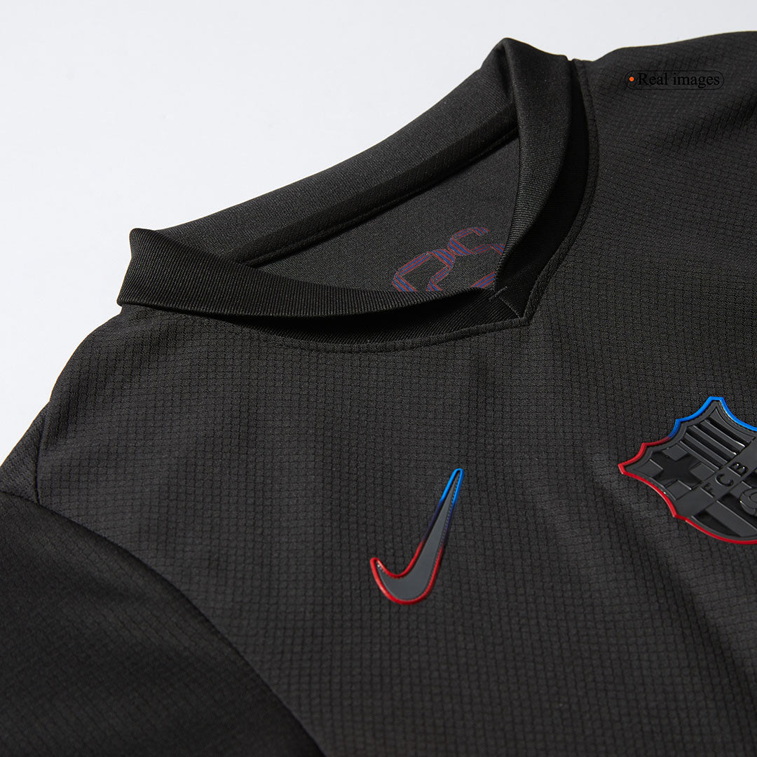 Gift-Kids Barcelona Custom Away Soccer Kits 2024/25 - Spotify Logo Without Text