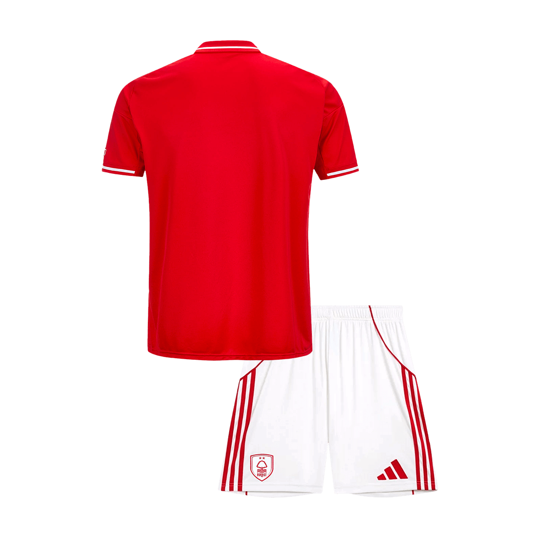 Nottingham Forest Home Kids Soccer Jerseys Kit 2025/26