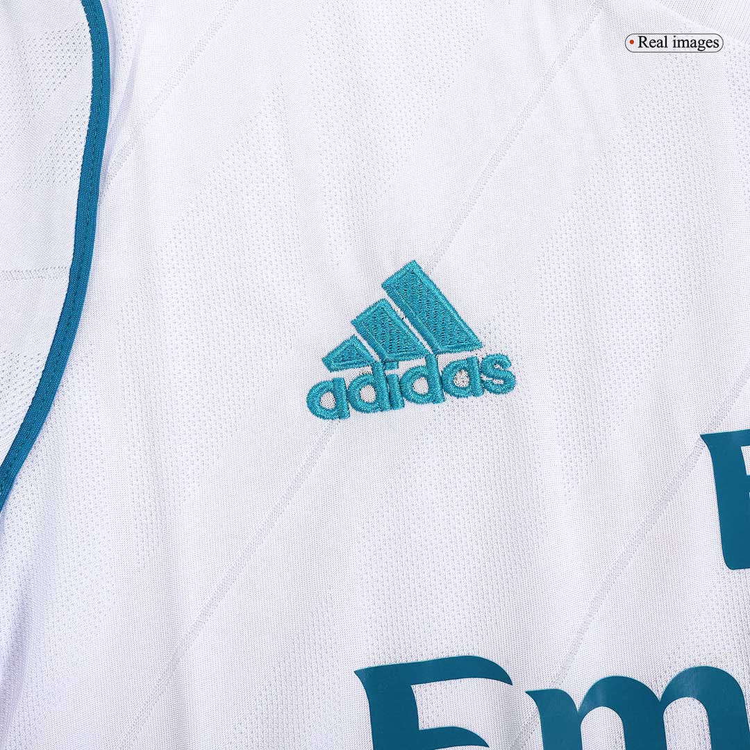 SERGIO RAMOS #4 Retro Real Madrid Jersey Home Soccer Shirt 2017/18