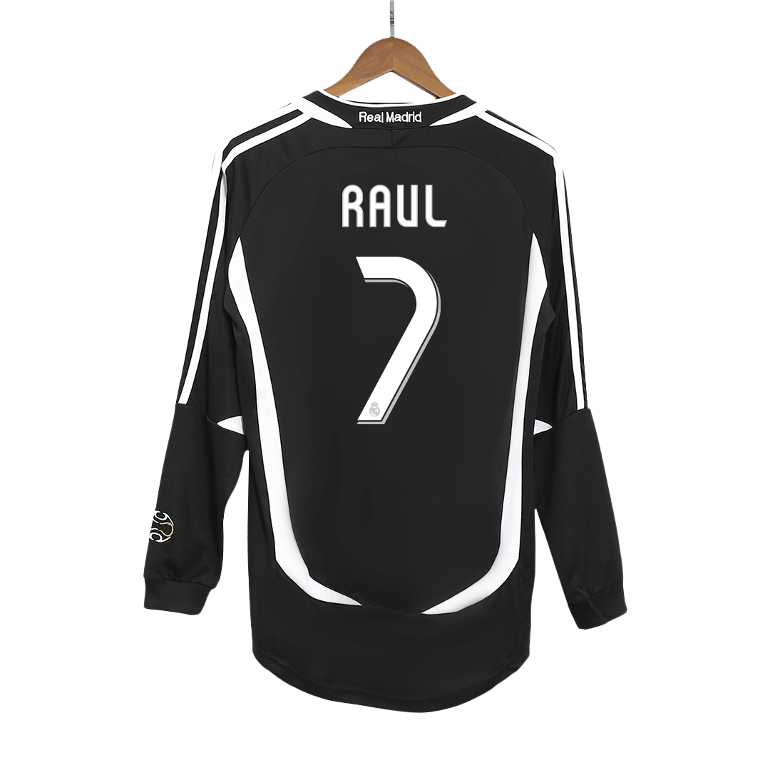 Retro Jersey RAUL #7 Real Madrid Retro Jersey Away Soccer Shirt 2006/07