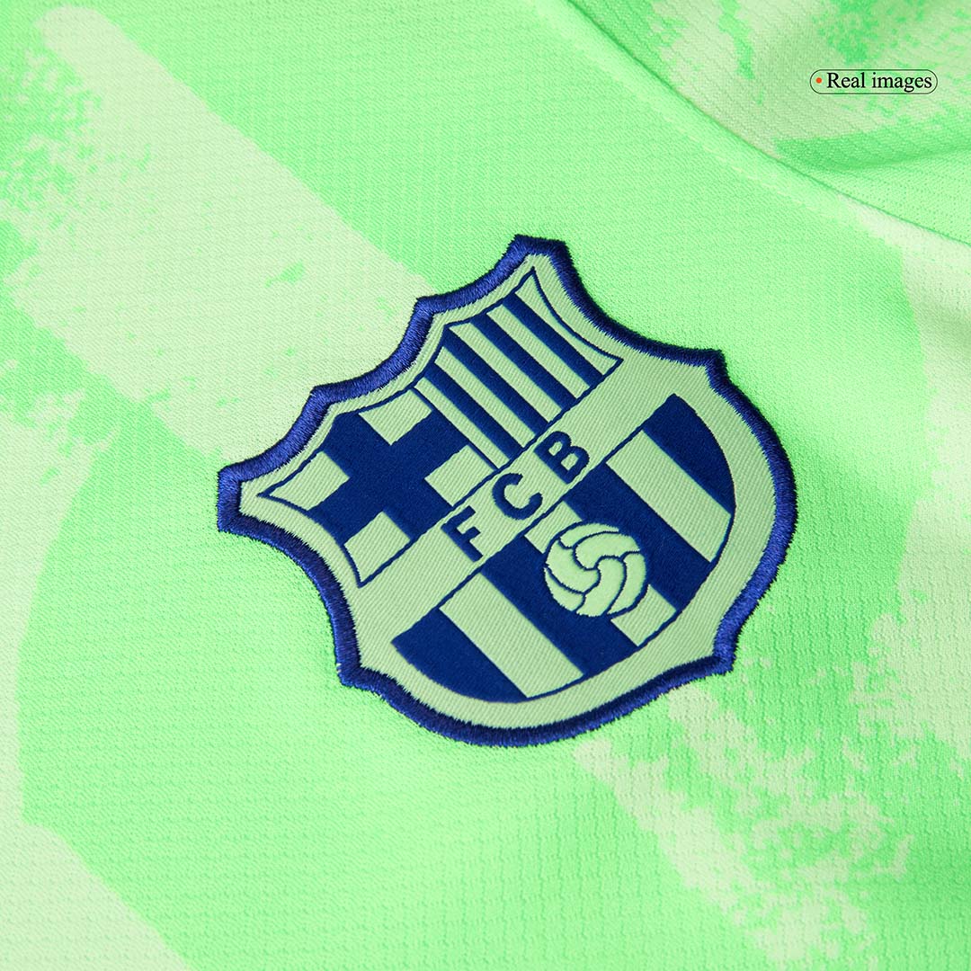 Barcelona Jersey Custom LEWANDOWSKI #9 Soccer Jersey Third Away 2024/25 - UCL Spotify Logo Without Text