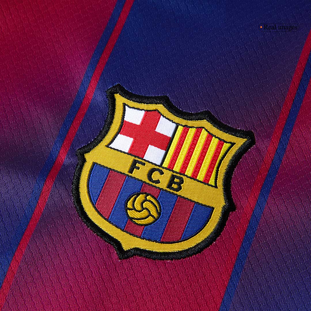 Kids Barcelona Custom Home Soccer Kits 2025/26