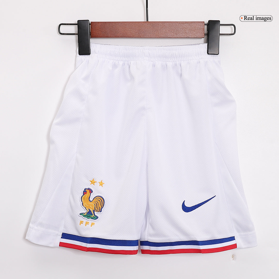 Camiseta de fútbol local de Francia para niños (camiseta y pantalón corto) Eurocopa 2024