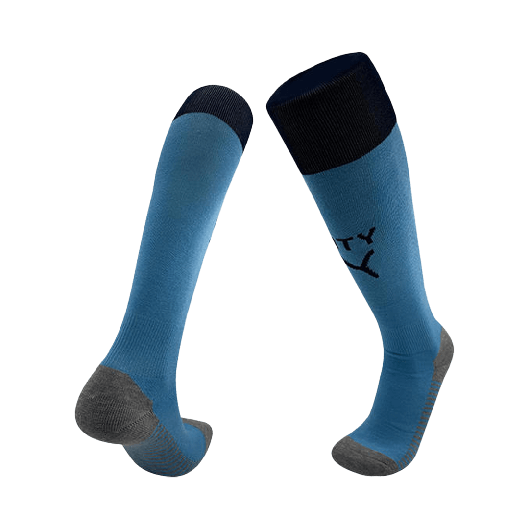 Manchester City Home Soccer Socks 2025/26 Kids