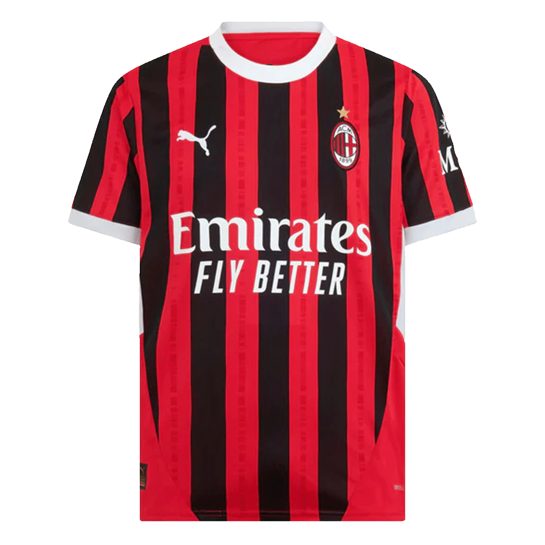 AC Milan soccer jersey PULISIC #11 Home 2024/25