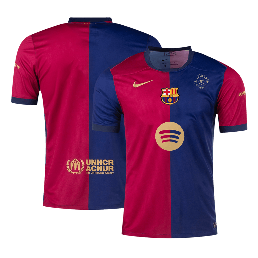 Camiseta de local del Barcelona 2024/25 - 125.º aniversario (logotipo de Spotify sin texto)