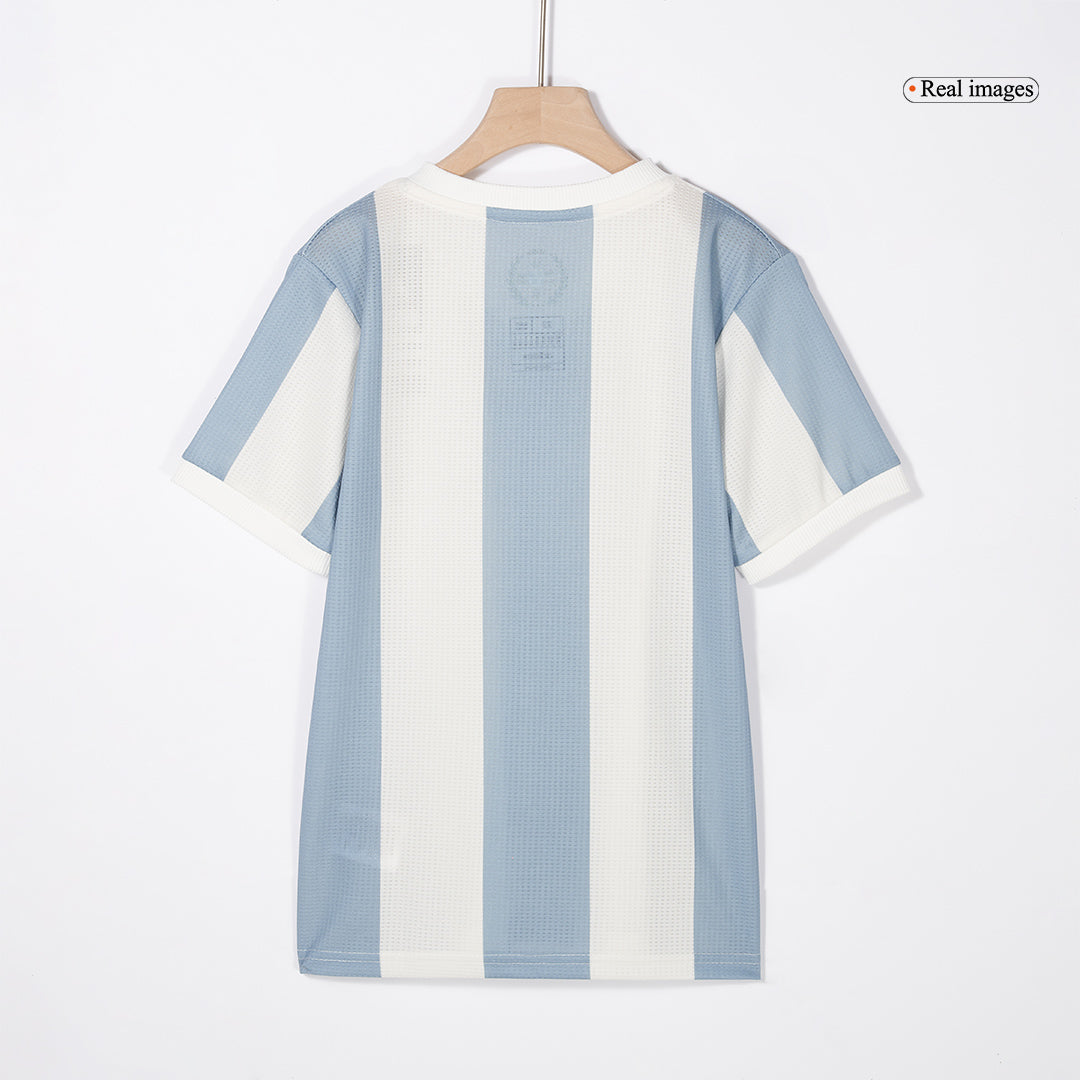 Kid's Argentina Soccer Jersey Kit(Jersey+Shorts) 2024 - 50th Anniversary
