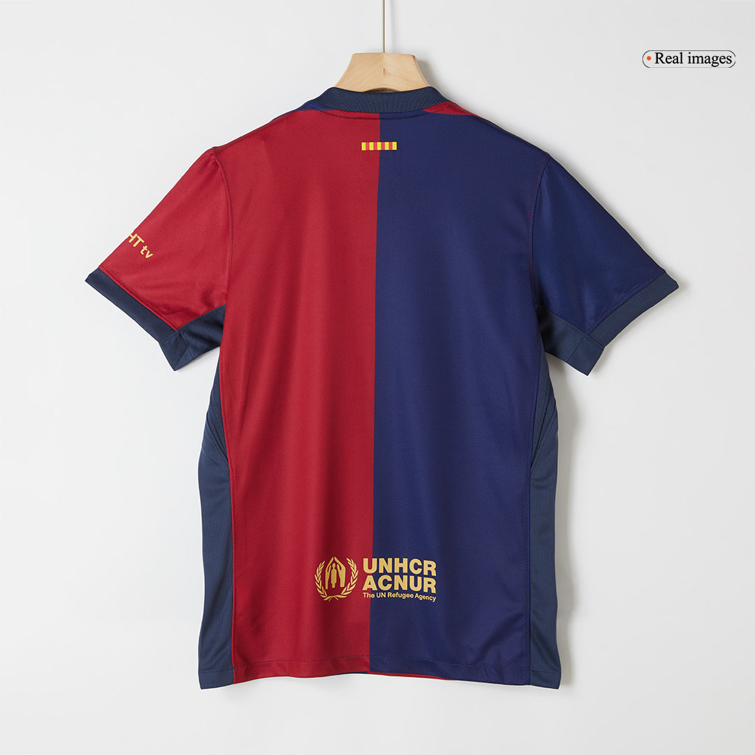 Gift-Barcelona Home Soccer Jersey 2024/25