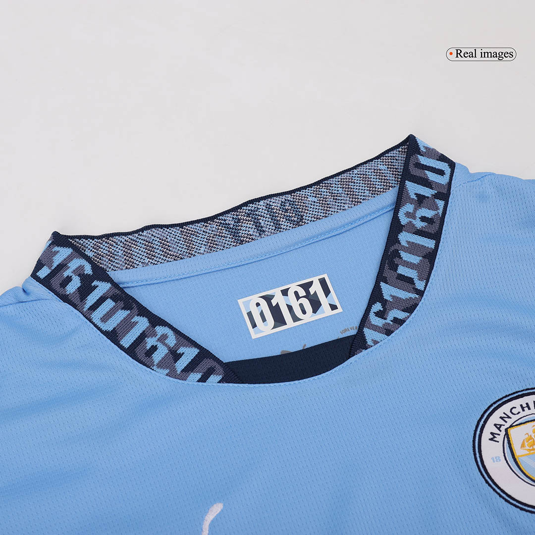 Gift-Women's Manchester City Home Soccer Jersey Shirt 2024/25