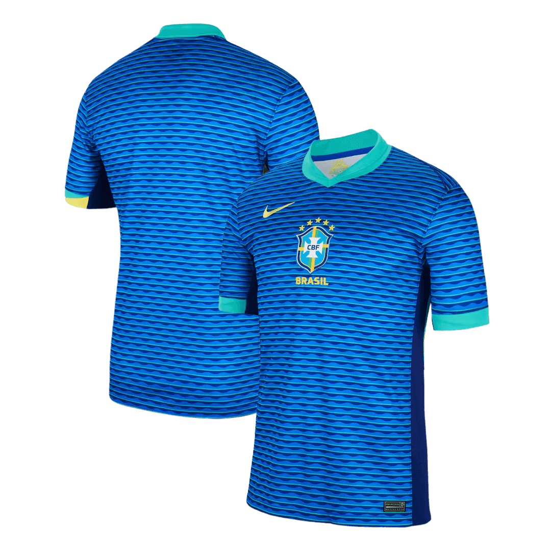 Brazil Soccer Jersey Away Custom Shirt 2024