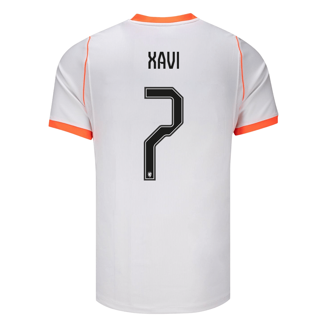 XAVI #7 Netherlands Away Soccer Jersey World Cup 2026