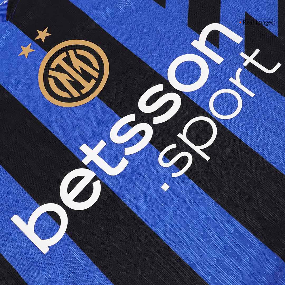 Camiseta de fútbol local auténtica del Inter de Milán 2024/25