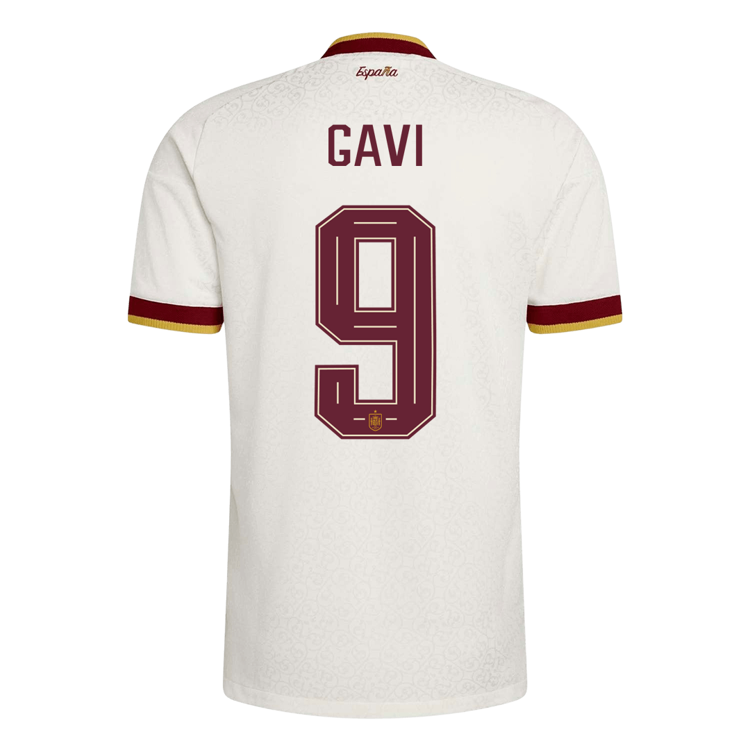 GAVI #9 Spain Away Player Version Jersey World Cup 2026