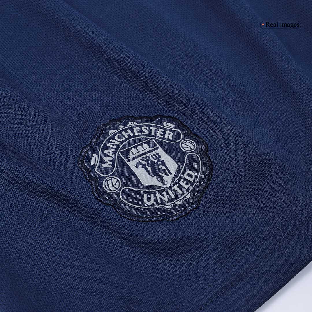 Kid's Manchester United Away Soccer Jersey Kit (Shirt+Shorts) 2024/25
