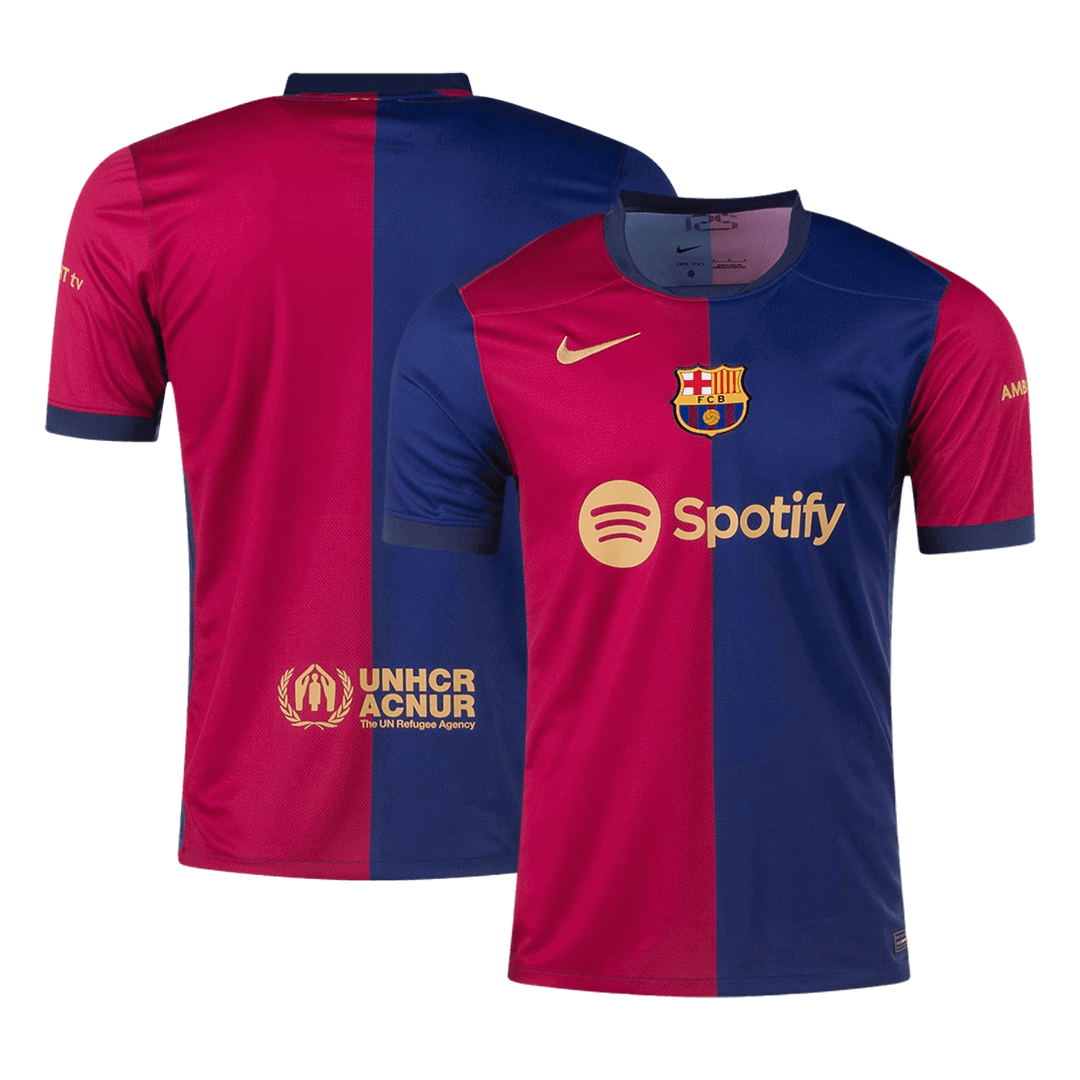 Gift-Barcelona Home Soccer Jersey 2024/25