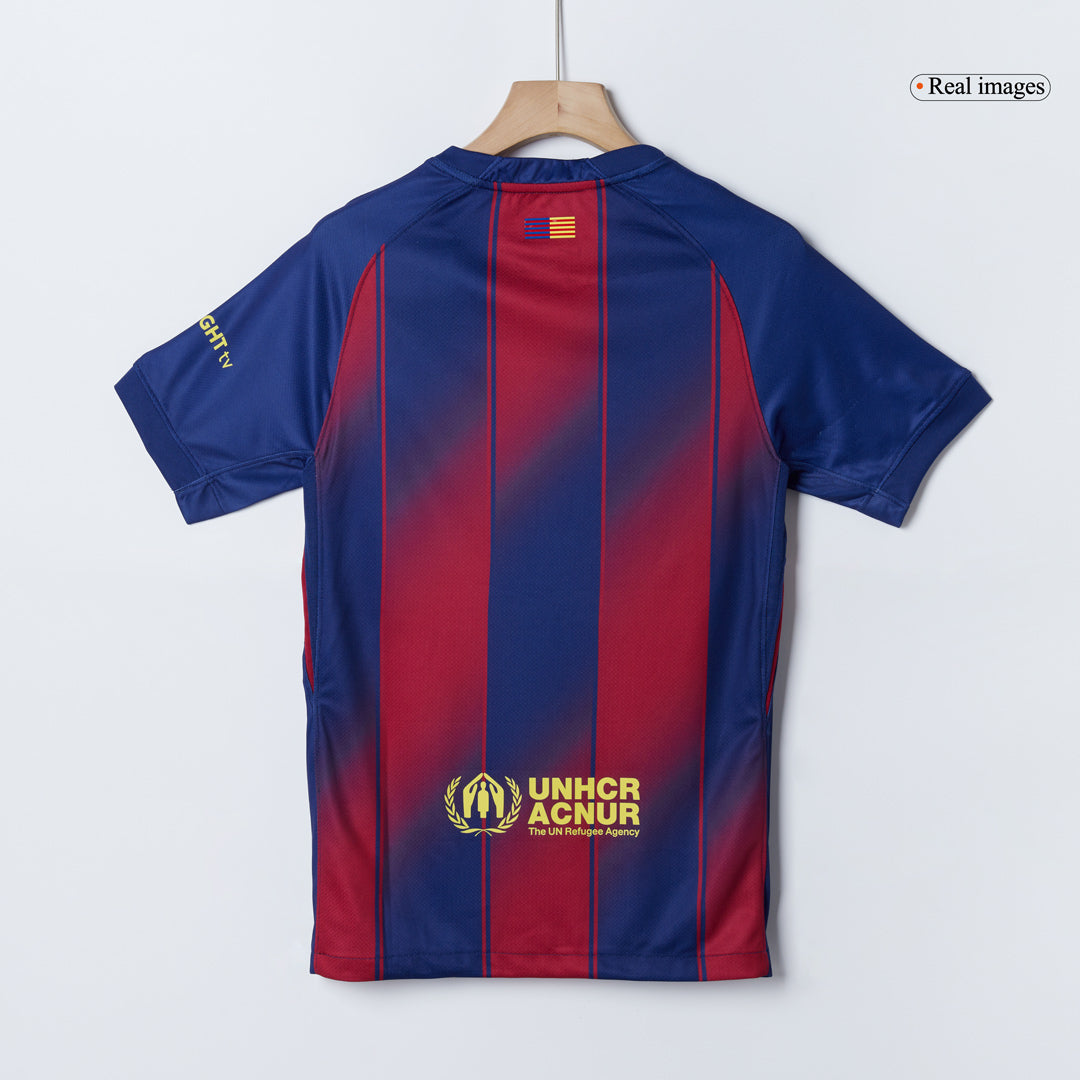 PEDRI #8 Barcelona Home Soccer Jersey 2025/26 -UCL