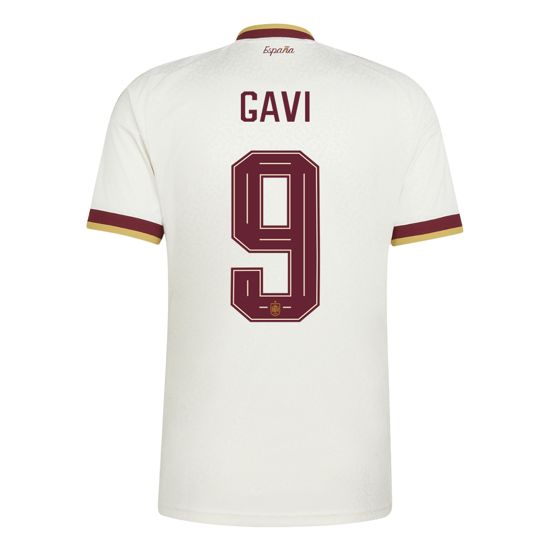 GAVI #9 Spain Away Soccer Jersey World Cup 2026