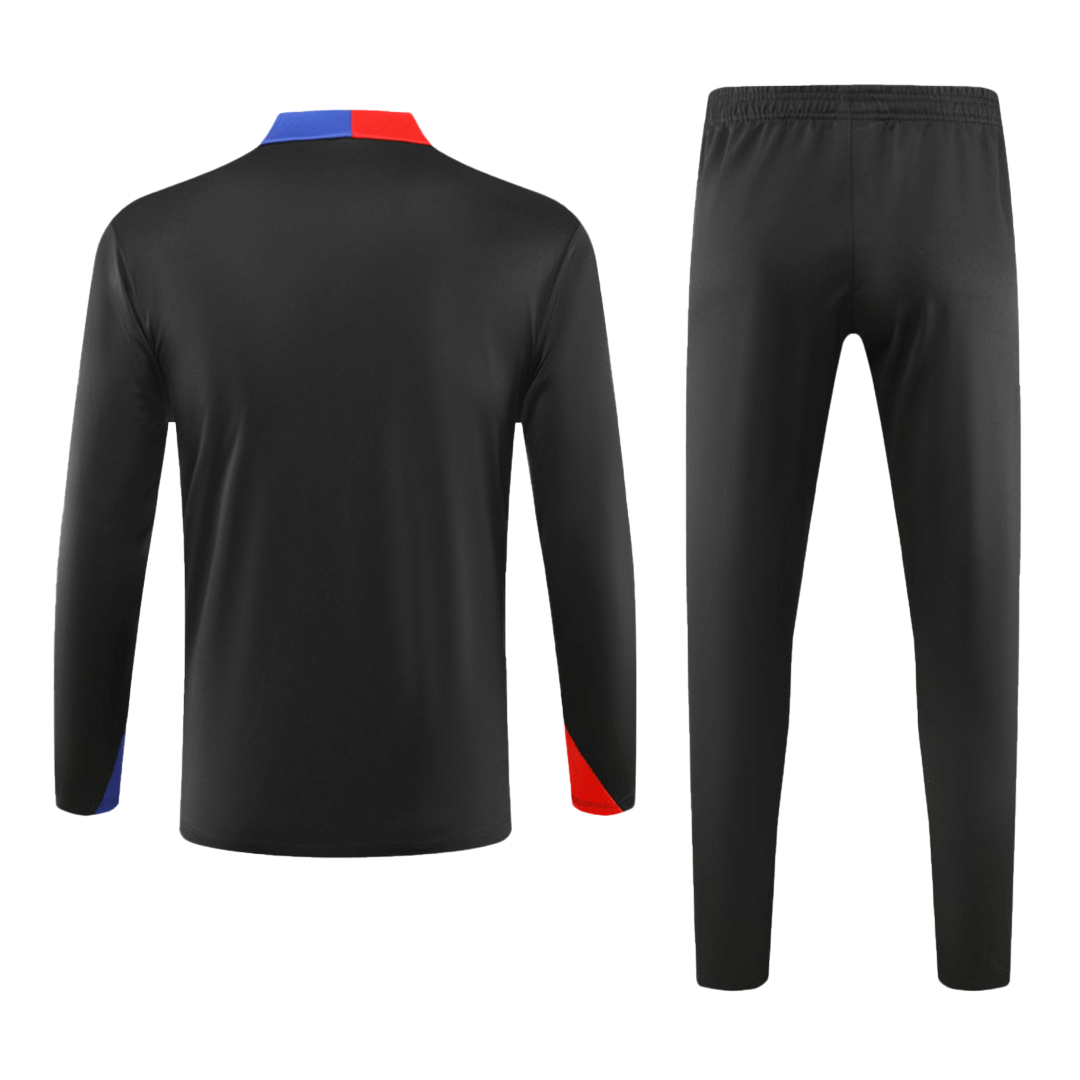 Conjunto de sudadera con cremallera del Barcelona para niño (camiseta y pantalón) 2024/25