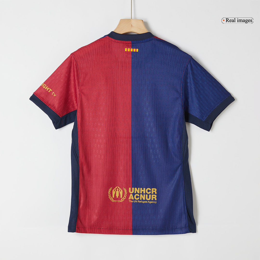 Authentisches Barcelona X COLDPLAY Heim-Fußballtrikot 2024/25