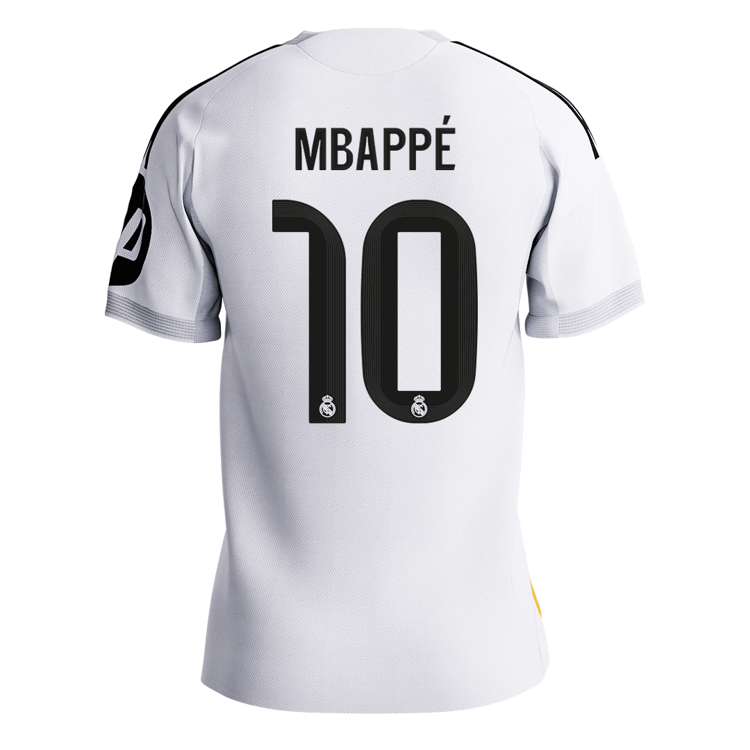 MBAPPÉ #10 Real Madrid Home Authentic Soccer Jersey 2025/26