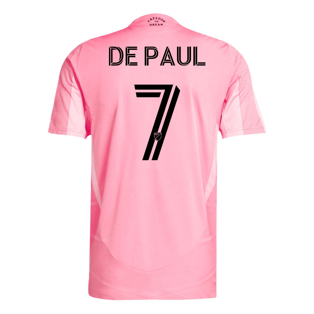 DE PAUL #7 Inter Miami CF Home Authentic Soccer Jersey 2025