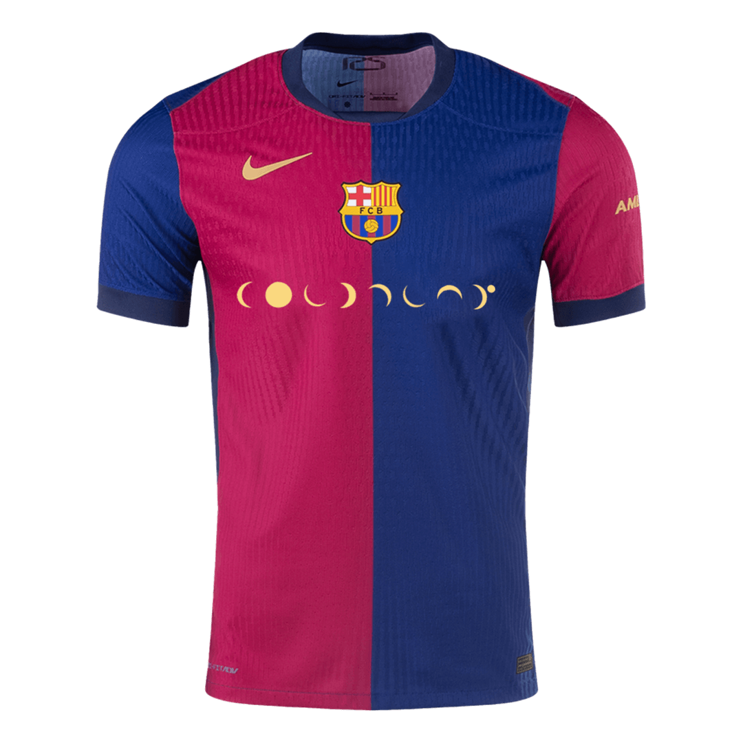 Authentisches Barcelona X COLDPLAY Heim-Fußballtrikot 2024/25