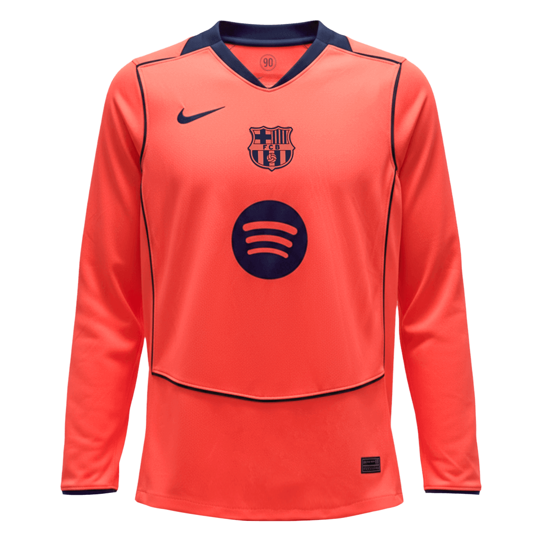 Barcelona Third Away Long Sleeve Jersey 2025/26