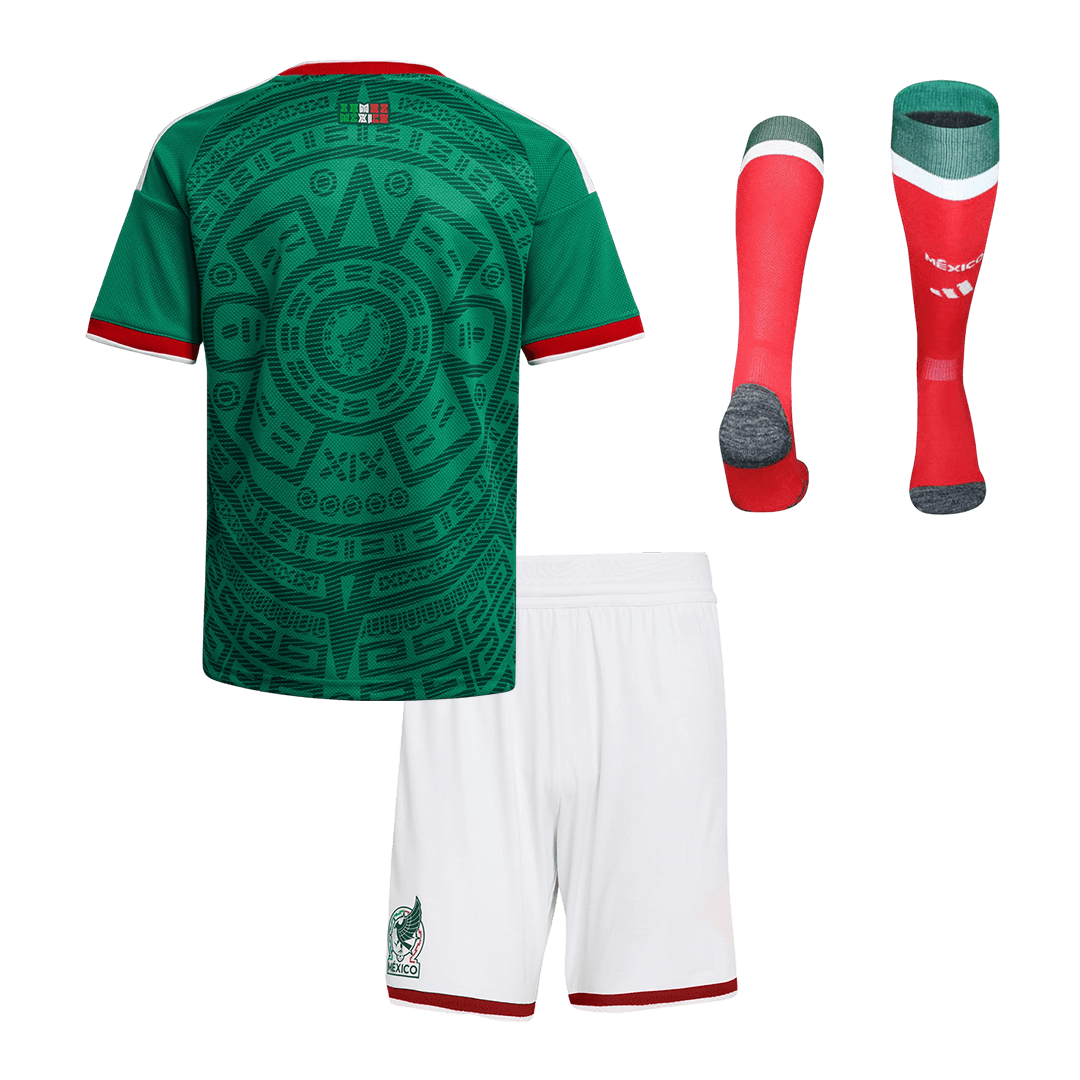 Mexico Home Kids Soccer Jerseys Full Kit 2025/26