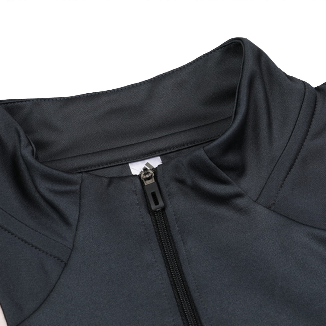 Men's Real Madrid Zipper Sweatshirt Kit (Top+Pants) 2024/25