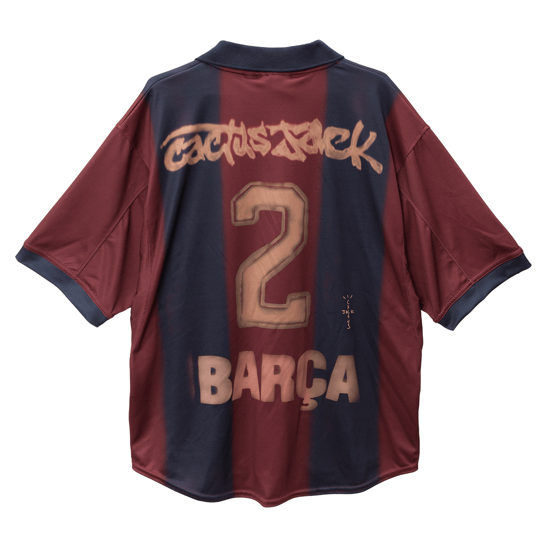 Barcelona Retro Jersey Home Soccer Shirt 2000/01