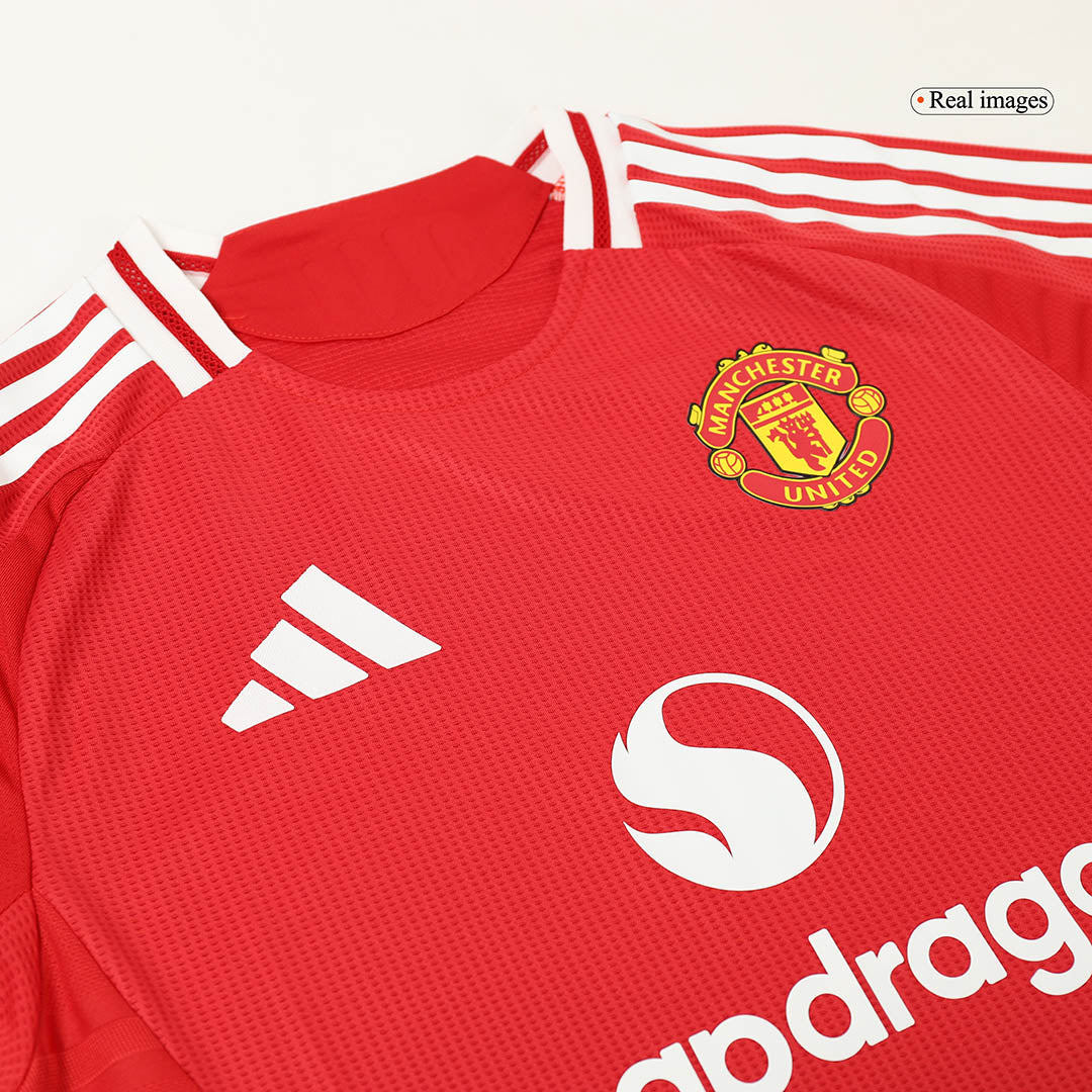 Camiseta de fútbol auténtica GARNACHO #17 del Manchester United (local) 2024/25