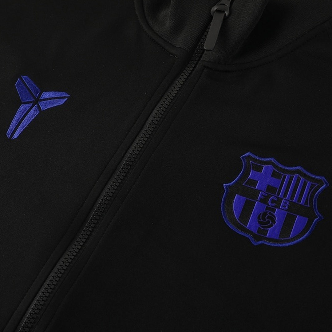 Barcelona Home Jacket Tracksuit 2025/26 Black&Purple