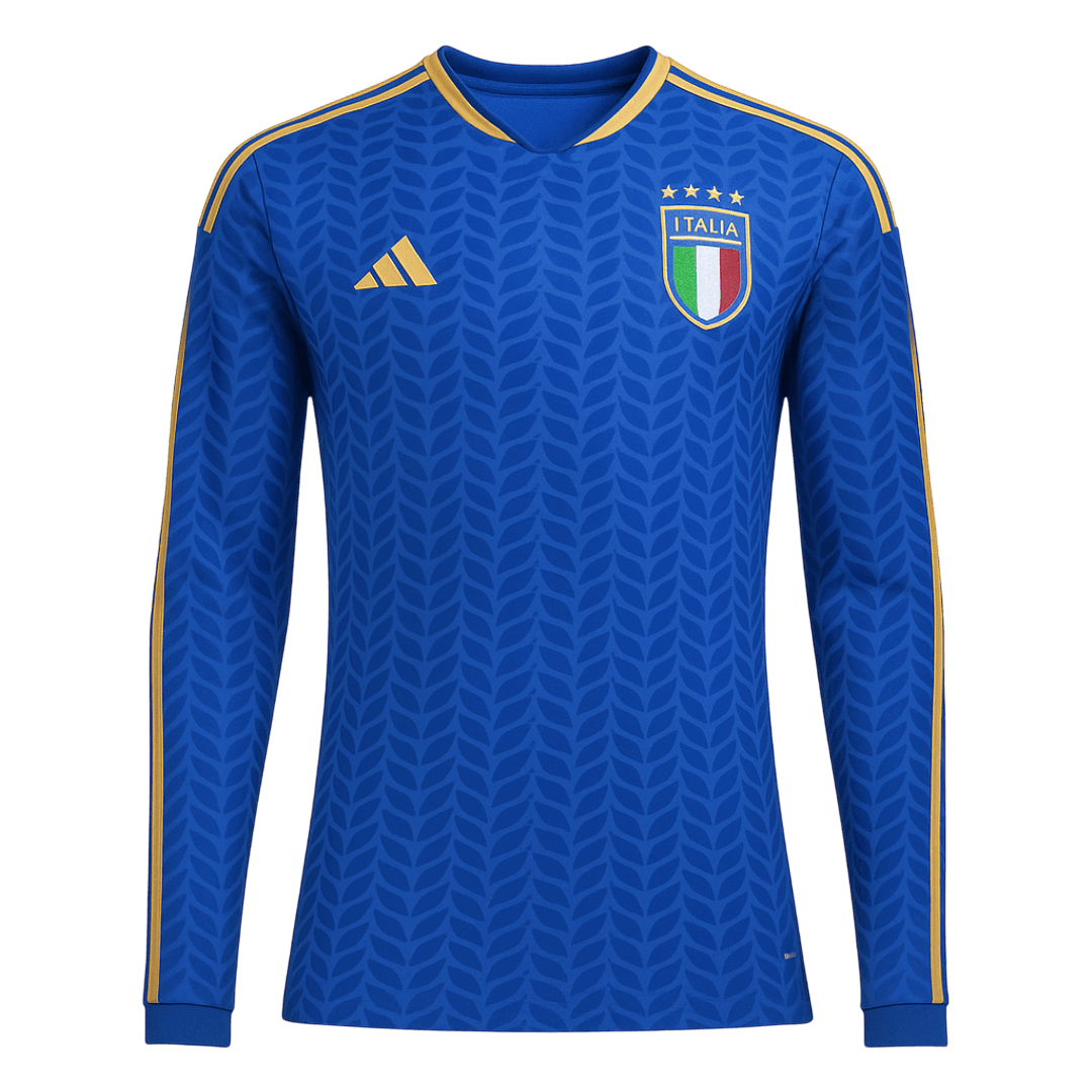 Italy Home Long Sleeve Jersey World Cup 2026