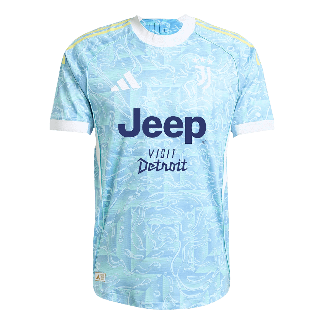 KALULU #15 Juventus Away Authentic Soccer Jersey 2025/26